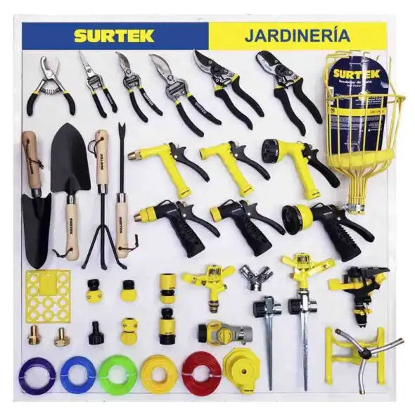 Tabla exhibidora de herramientas para jardineria SURTEK TJAR1