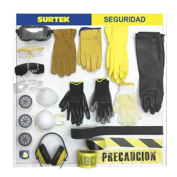 Tablas exhibidoras de herramientas equipo de seguridad SURTEK TSEGU2