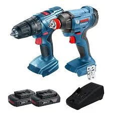 Combo Bosch de Rotomartillo GSB 180-LI + Llave impacto GDX 180-LI, con 2 baterías y maletín