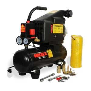 COMPRESOR DE AIRE 1 HP CON 19 ACCESORIOS