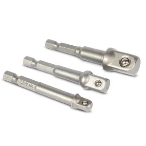 JUEGO 3 ADAPTADORES DE DADOS PARA TALADR