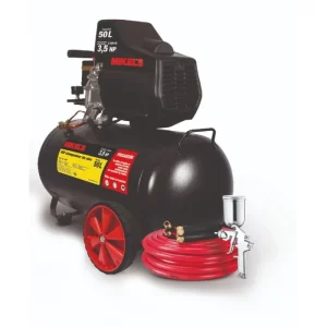 COMPRESOR AIRE 3.5HP CON KIT NEUMATICO