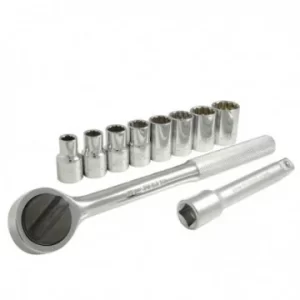 JUEGO DE DADOS Y ACCESORIOS CUADRO DE 1/